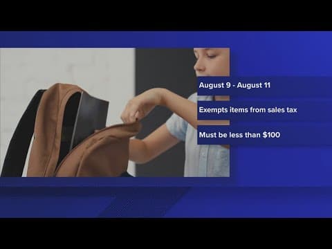 When is tax-free weekend in Texas? | Here's what qualifies for the sales tax holiday