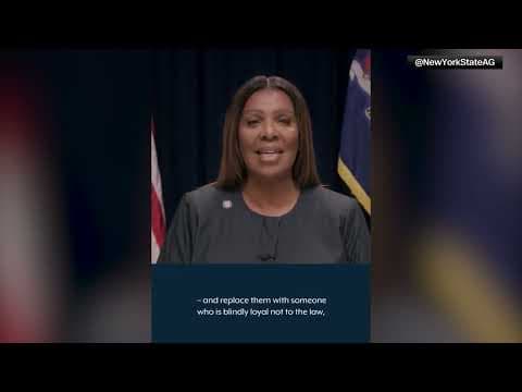 NY AG Letitia James full statement on Trump indictment