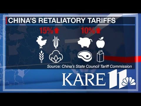 China's retaliatory tariffs on multiple U.S. Farm products go into effect