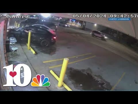Video shows car crashing into restaurant, hitting employee with debris