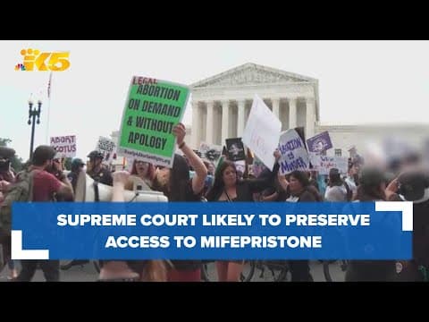 Supreme Court seems likely to preserve access to the abortion medication mifepristone