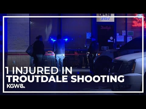One person injured in shooting in Troutdale