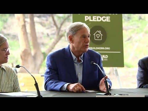 Gov. Abbott announces funding for Texas Hill Country following July 4 flooding