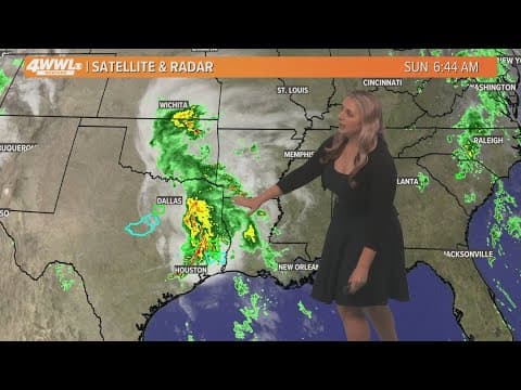 New Orleans Weather: Warm Sunday with stray showers, heating up this week