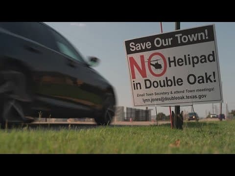 North Texas town denies helistop request amid heated debate and emotions