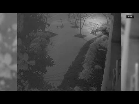 FBI releases new video of suspect planting pipe bombs near Republican and Democratic headquarters