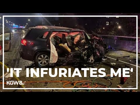 Portland woman's stolen car involved in chase, multi-car crash