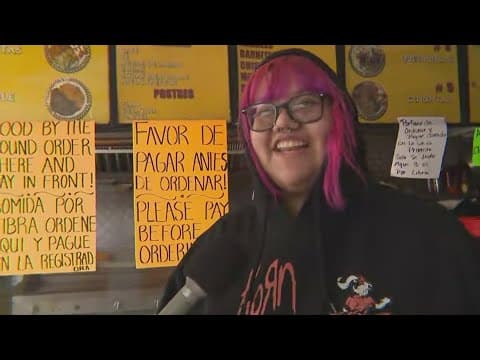 Families' supermarket was badly damaged in severe storms Saturday morning