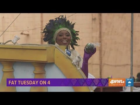 WWL Louisnaa anchor Charisse Gibson reflects on riding with Zulu queen