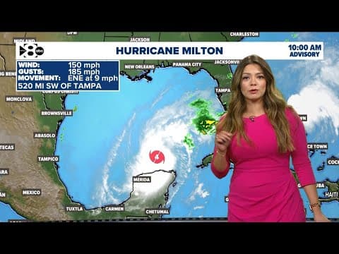 LIVE: Tracking Hurricane Milton on Tuesday