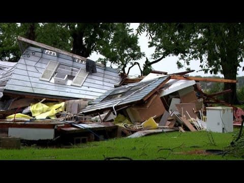 House leveled due to severe weather in Wharton County