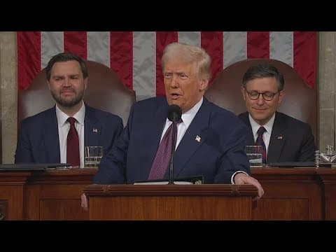 President Trump addresses Congress