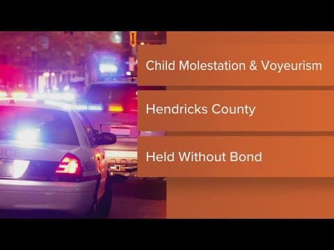 IMPD officer arrested for multiple counts of child sex crimes in Hendricks County