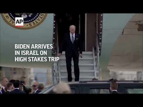 Biden arrives in Israel on high stakes trip