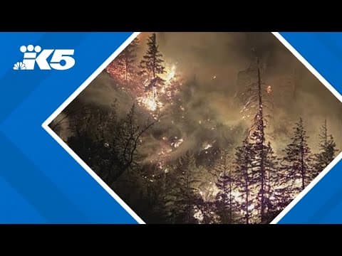 Forecasted thunderstorms could bring some relief to crews fighting fires across western Washington