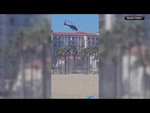 Helicopter crashes near Huntington Beach in California, officials say