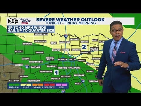 DFW Weather: More possibly severe storms in the forecast tomorrow