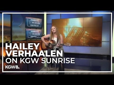 Oregon City country singer performs new song on KGW Sunrise