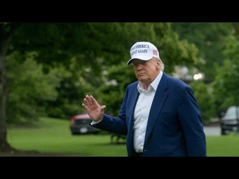 Trump honors fallen service members at Arlington National Cemetery to mark Memorial Day