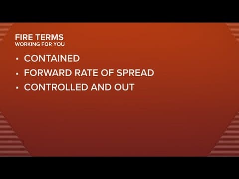 Fire official explains wildfire terminology for San Diegans