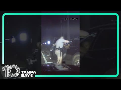 Florida troopers chase man in SUV with woman, child inside #shorts