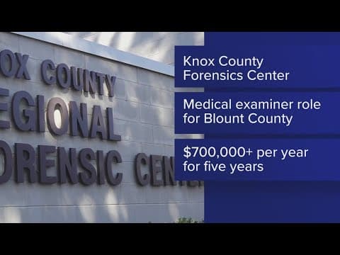 Update: Knox County Commission approves Regional Forensic Center in Blount County