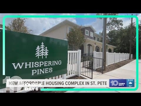 St. Pete opens new affordable housing project