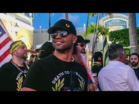 Proud Boys leader Enrique Tarrio testifies in trial against retired DC police lieutenant