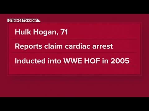Wrestling legend Hulk Hogan dies at 71 from cardiac arrest