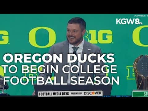 Defending champions Oregon Ducks in Vegas for Big Ten Media Day
