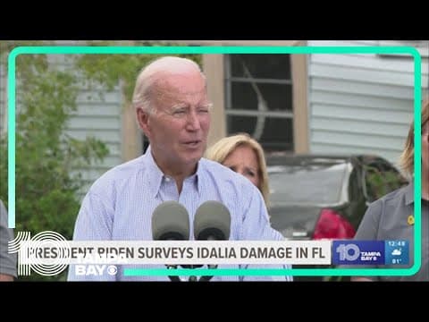 Biden tells Idalia's Florida victims 'your nation has your back'