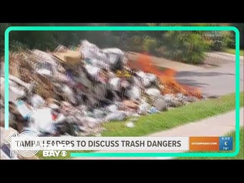 'Hot loads': Tampa leaders to discuss dangers of disposing of lithium-ion batteries