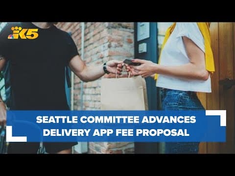 Seattle City Council committee advances delivery app fee proposal to fund new labor standards