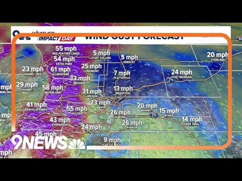 Extended forecast: Cold and windy afternoon for Denver