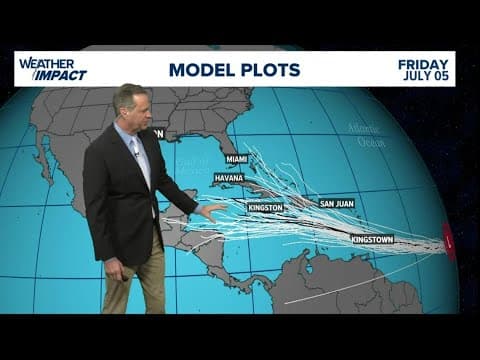 Tropical update: Atlantic system has 90 percent chance of development
