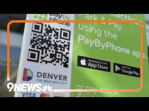 Cherry Creek residents, visitors alarmed by 'quishing' scam stickers on parking signs