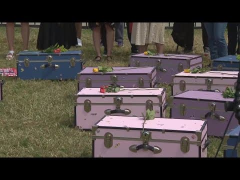 Memorial held for camp flood victims outside White House