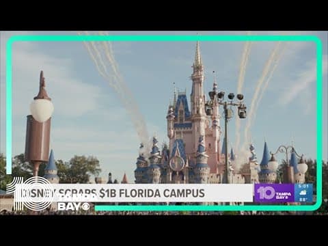 Disney scraps plans for new Florida campus as fight with DeSantis continues