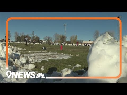 Colorado community helps shovel snow to save playoff football game