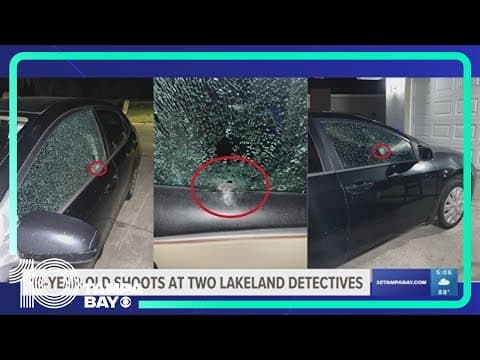 2 men arrested after one of them shot multiple times at Lakeland detectives, police chief says