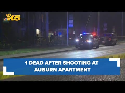 1 dead after shooting at Auburn apartment