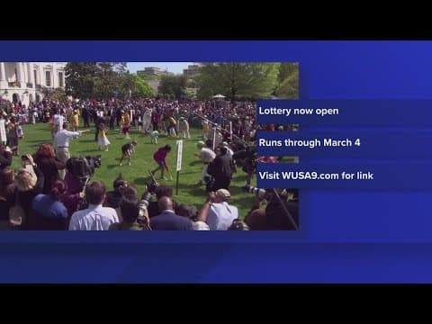 Lottery opens for White House Easter Egg Roll