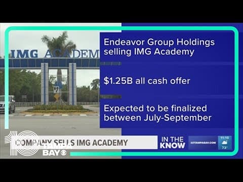 Endeavor Group Holdings sells IMG Academy in $1.25B sale
