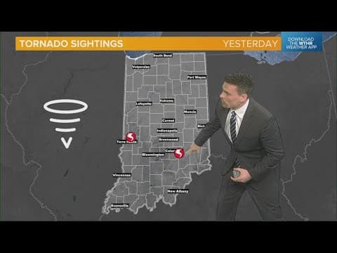 At least 2 tornadoes spotted in Indiana Wednesday evening | NWS starting surveys