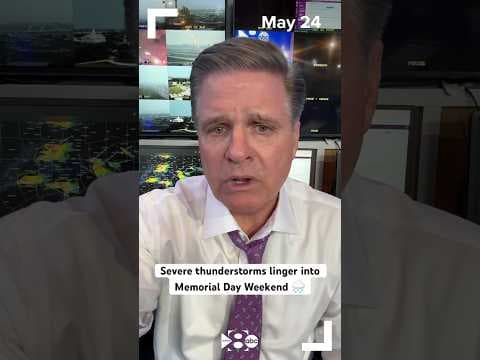 Severe thunderstorms linger into Memorial Day Weekend across North Texas