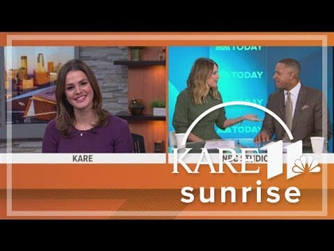 KARE 11's Alicia Lewis chats with TODAY's Savannah Guthrie and Craig Melvin