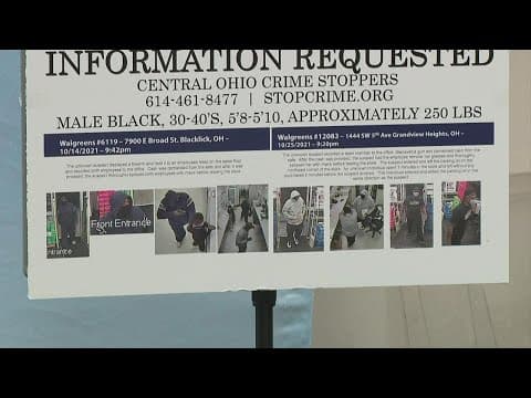 Police searching for man accused of robbing central Ohio pharmacies, spraying employees with mace