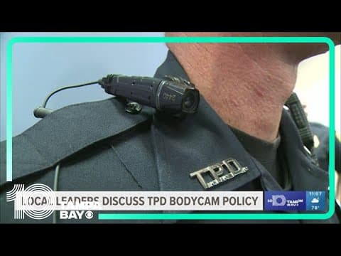 Local leaders discuss Tampa Police Department body camera policy
