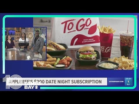 Applebee's $200 subscription pass offers a year's worth of weekly dates