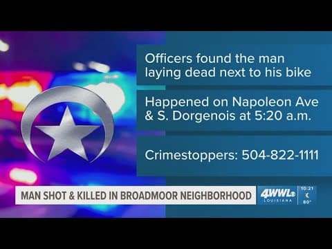 NOPD investigates Broadmoor homicide in New Orleans